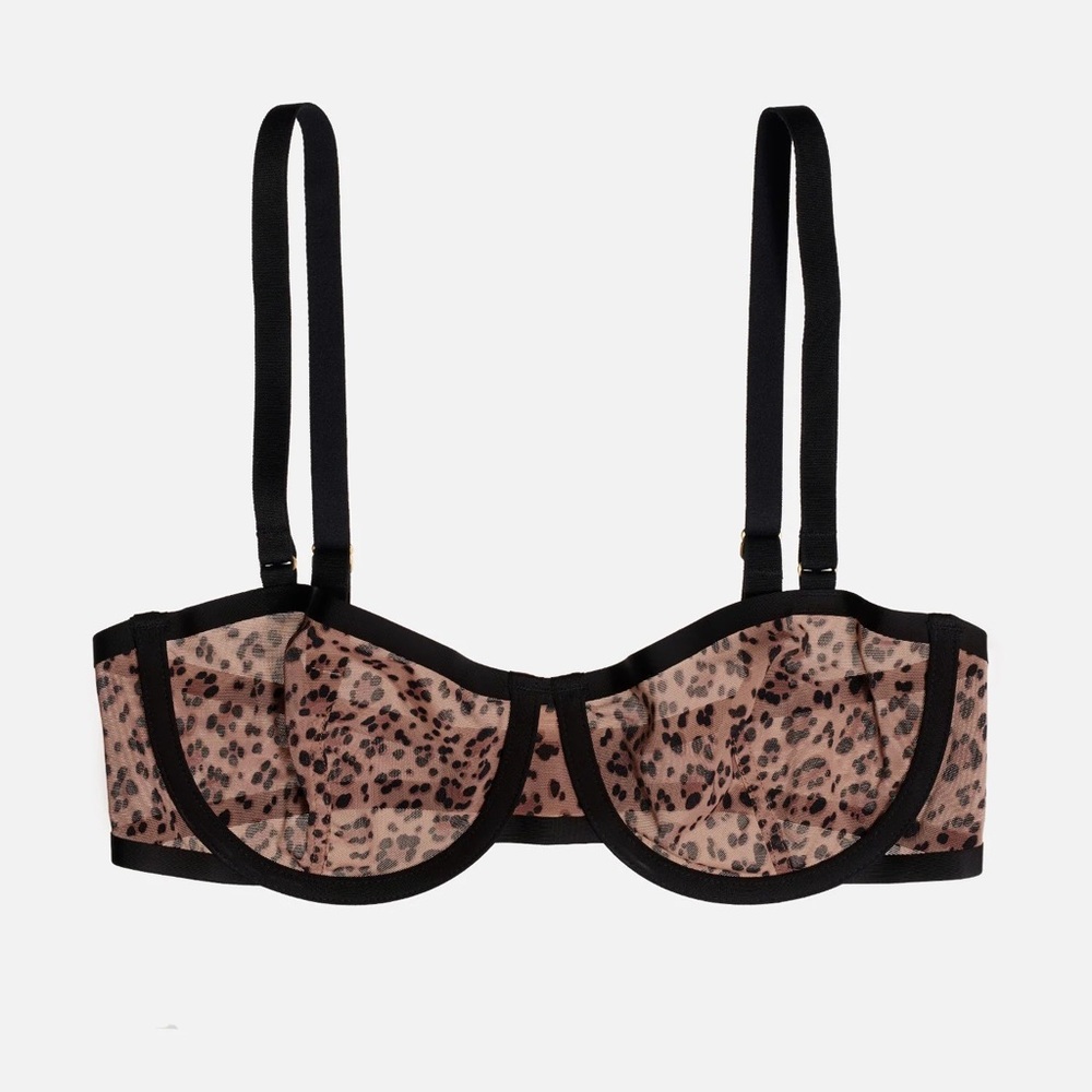 NWT Cuup The Balconette - leopard